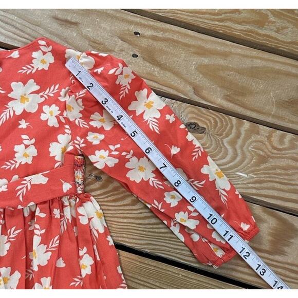 NWT $68 Bonnie Jean Floral Dress Size 2T Girl’s Red - Picture 8 of 8